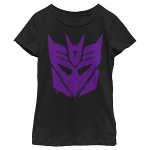 Girl_s Transformers Decepticon Graffiti Logo T-Shirt