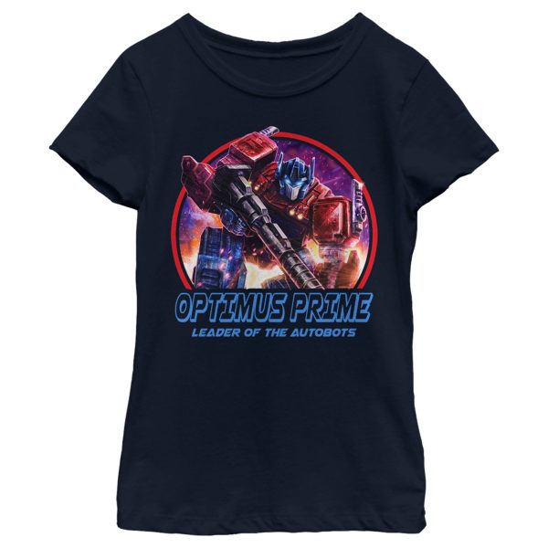 Girl_s Transformers Optimus Prime Autobots Leader T-Shirt