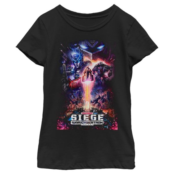 Girl_s Transformers Siege Poster T-Shirt