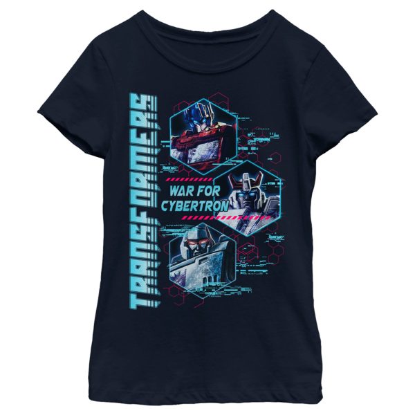 Girl_s Transformers War for Cybertron Characters T-Shirt