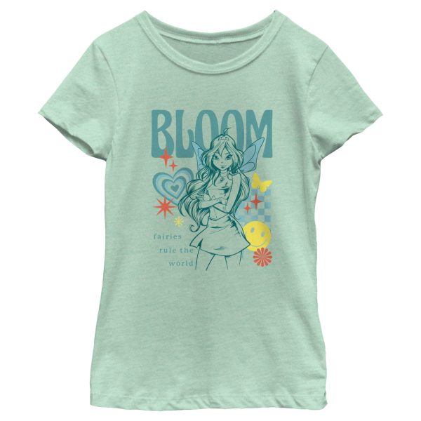 Girl_s Winx Club Bloom Fairies Rule the World T-Shirt