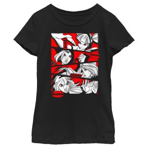 Girl_s Winx Club Comic Panels Group T-Shirt