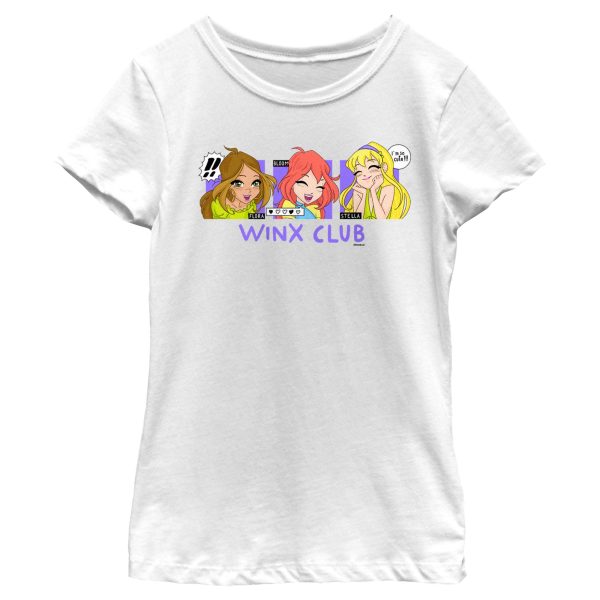 Girl_s Winx Club Flora Bloom Stella Boxes T-Shirt