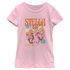 Girl_s Winx Club Stella Fairies Rule the World T-Shirt