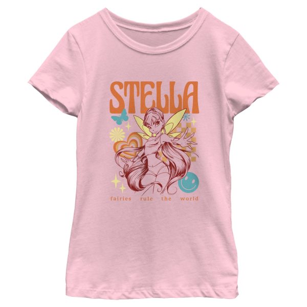 Girl_s Winx Club Stella Fairies Rule the World T-Shirt