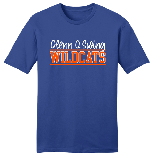 Glenn O Swing Wildcats Block Logo