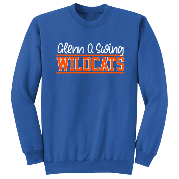 Glenn O Swing Wildcats Block Logo