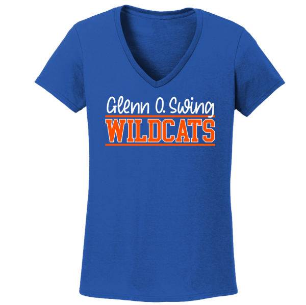 Glenn O Swing Wildcats Block Logo