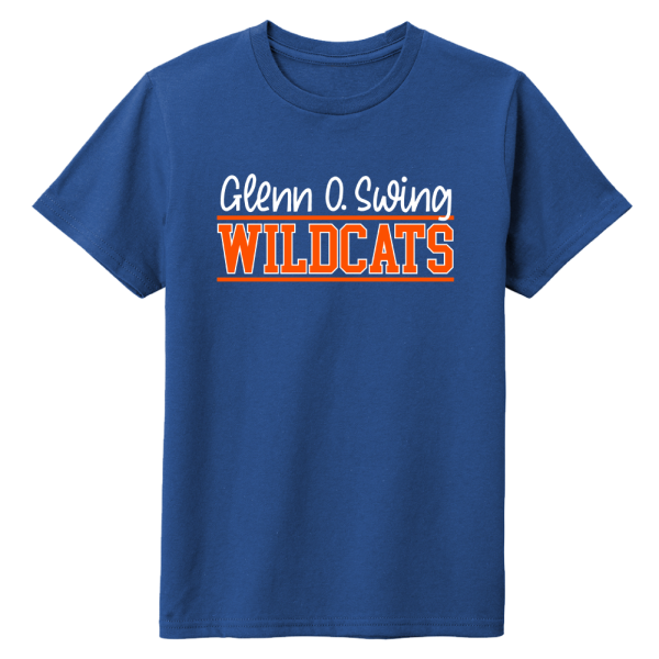 Glenn O Swing Wildcats Block Logo