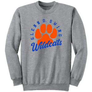 Glenn O Swing Wildcats Paw Logo