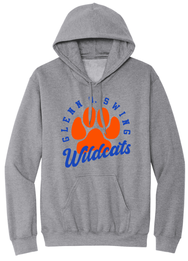 Glenn O Swing Wildcats Paw Logo