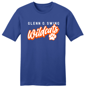 Glenn O Swing Wildcats Script Logo 1