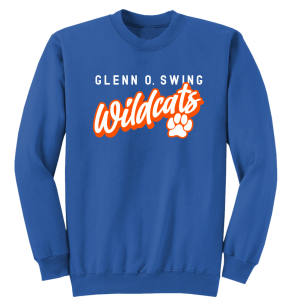 Glenn O Swing Wildcats Script Logo 2