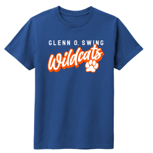 Glenn O Swing Wildcats Script Logo 5