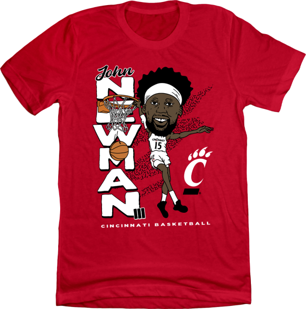 John Newman III Cartoon Player Tee