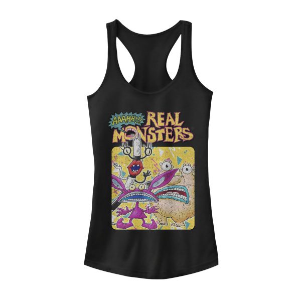 Junior_s Aaahh!!! Real Monsters Character Crew Racerback Tank Top