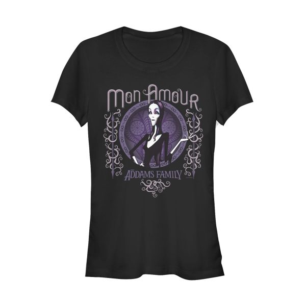 Junior_s Addams Family Morticia Mon Amour Portrait T-Shirt