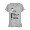 Junior_s Addams Family Wednesday Happy Inside T-Shirt