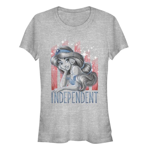 Junior_s Aladdin Fourth of July Jasmine Stripes T-Shirt