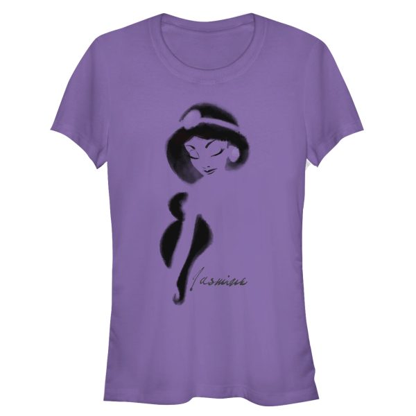 Junior_s Aladdin Jasmine Graffiti Print T-Shirt