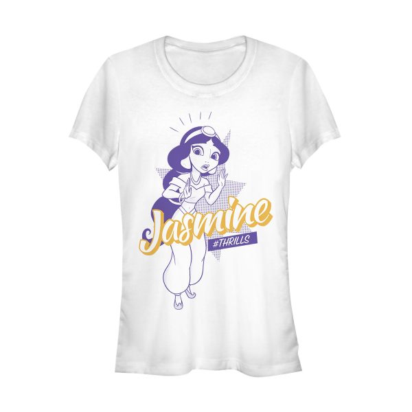 Junior_s Aladdin Jasmine Thrills Pop Art T-Shirt