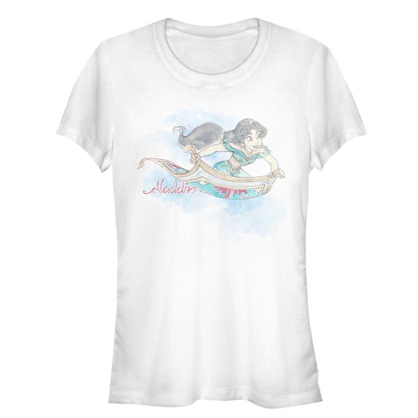 Junior_s Aladdin Jasmine Watercolor Carpet Ride T-Shirt