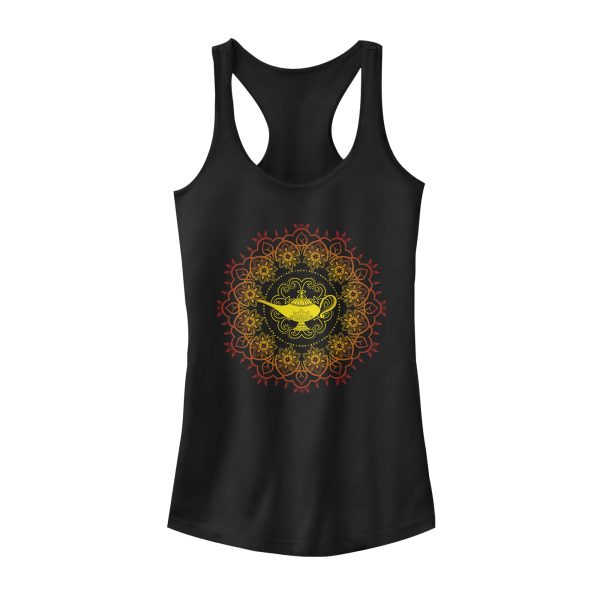 Junior_s Aladdin Magical Lamp Sun Mandala Racerback Tank Top