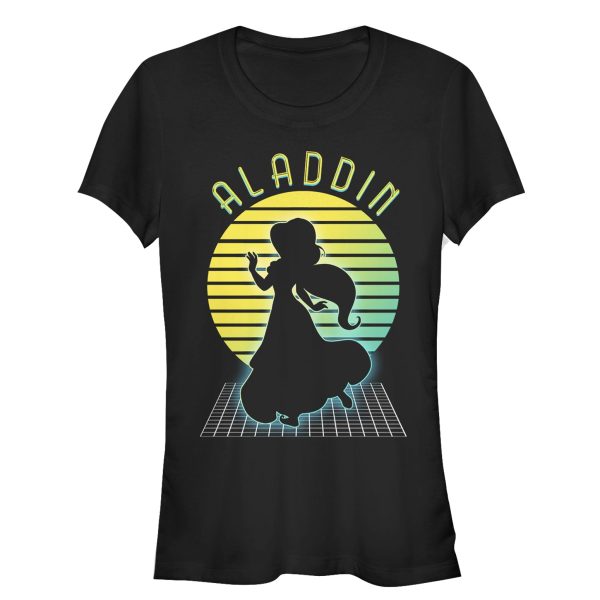 Junior_s Aladdin Retro Jasmine Grid T-Shirt