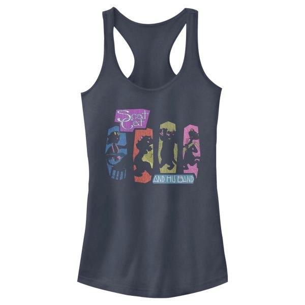 Junior_s Aristocats Distressed Scat Cat and His Band Racerback Tank Top