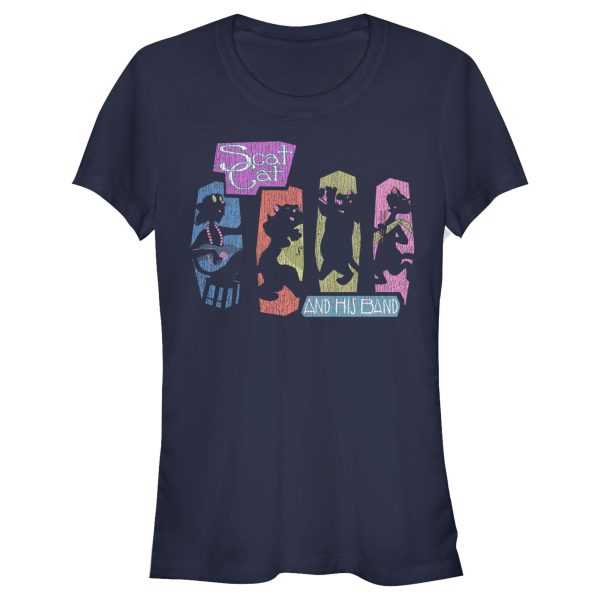 Junior_s Aristocats Distressed Scat Cat and His Band T-Shirt