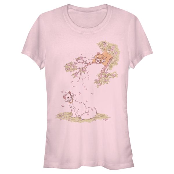 Junior_s Aristocats Duchess and O_Malley Raining Petals T-Shirt