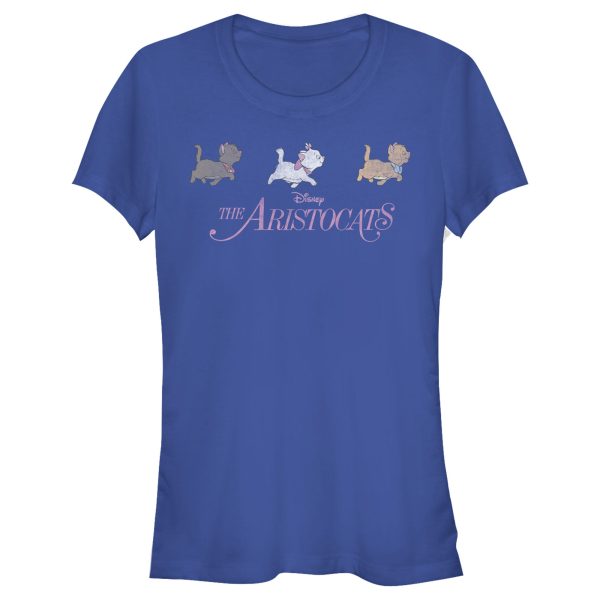 Junior_s Aristocats Kitten Walk Movie Pink Logo T-Shirt