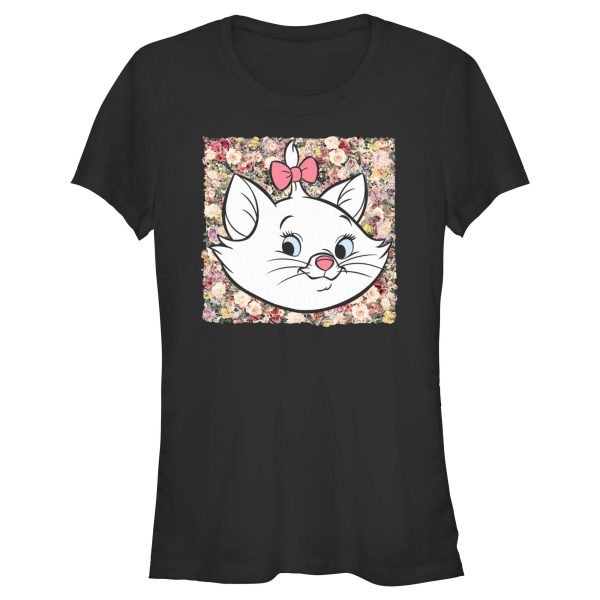 Junior_s Aristocats Marie In A Bed Of Flowers Cuteness Stare T-Shirt