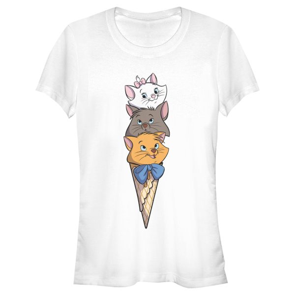 Junior_s Aristocats Triple Scoop Kittens T-Shirt