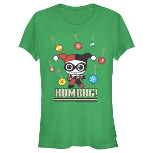 Junior_s Batman Christmas Humbug Harley Quinn T-Shirt