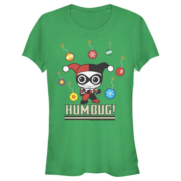 Junior_s Batman Christmas Humbug Harley Quinn T-Shirt