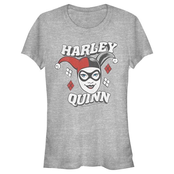 Junior_s Batman Harley Quinn Smile Face T-Shirt