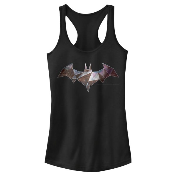 Junior_s Batman Logo Geometric Wing Racerback Tank Top