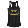 Junior_s Batman Logo Retro Caped Crusader Racerback Tank Top