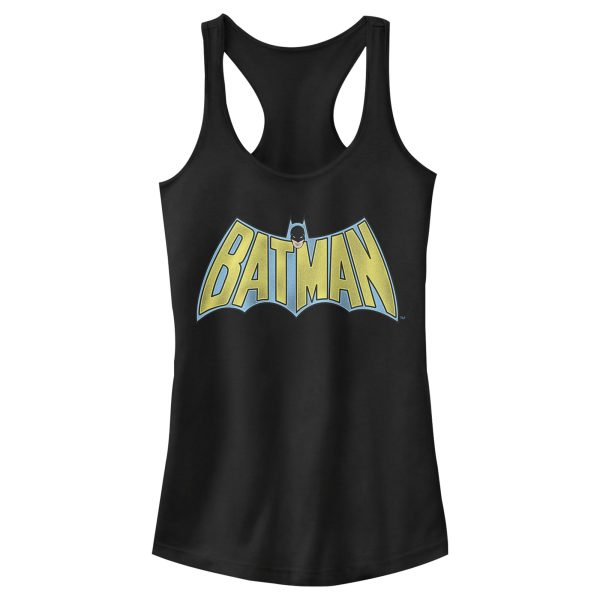 Junior_s Batman Vintage Hero Logo Racerback Tank Top