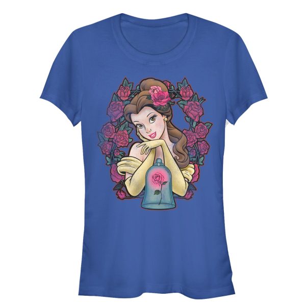 Junior_s Beauty and the Beast Belle Rose Frame T-Shirt