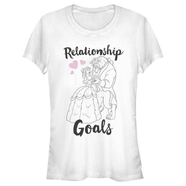 Junior_s Beauty and the Beast Belle and Beast Relationship Goals T-Shirt