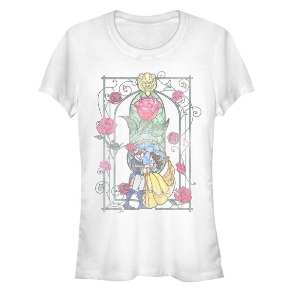 Junior_s Beauty and the Beast Classic Love Stained Glass T-Shirt