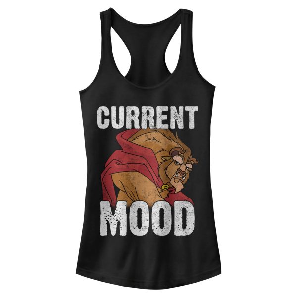 Junior_s Beauty and the Beast Current Mood Racerback Tank Top