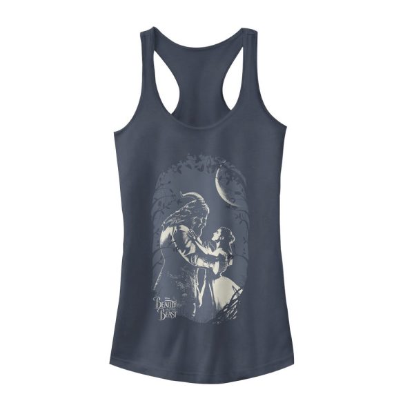 Junior_s Beauty and the Beast Moon Dance Racerback Tank Top