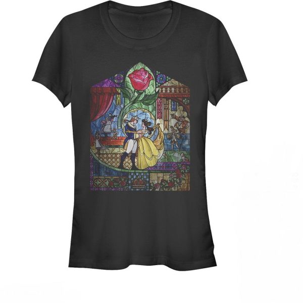 Junior_s Beauty and the Beast Stained Glass T-Shirt