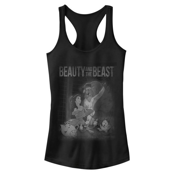 Junior_s Beauty and the Beast Timeless Racerback Tank Top