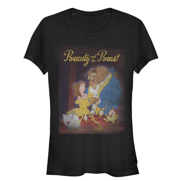 Junior_s Beauty and the Beast Vintage Poster T-Shirt