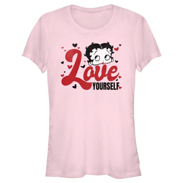 Junior_s Betty Boop Love Yourself T-Shirt