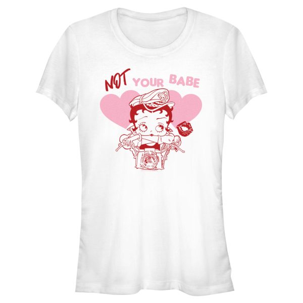 Junior_s Betty Boop Not Your Babe T-Shirt